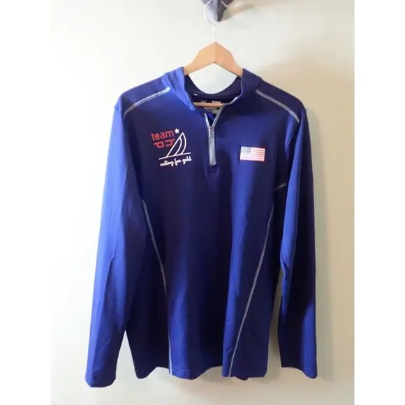 Under Armor Sailing for Gold Rio 2026 XL Jacket Sweatshirt Athletic Sports Blue - Picture 1 of 8